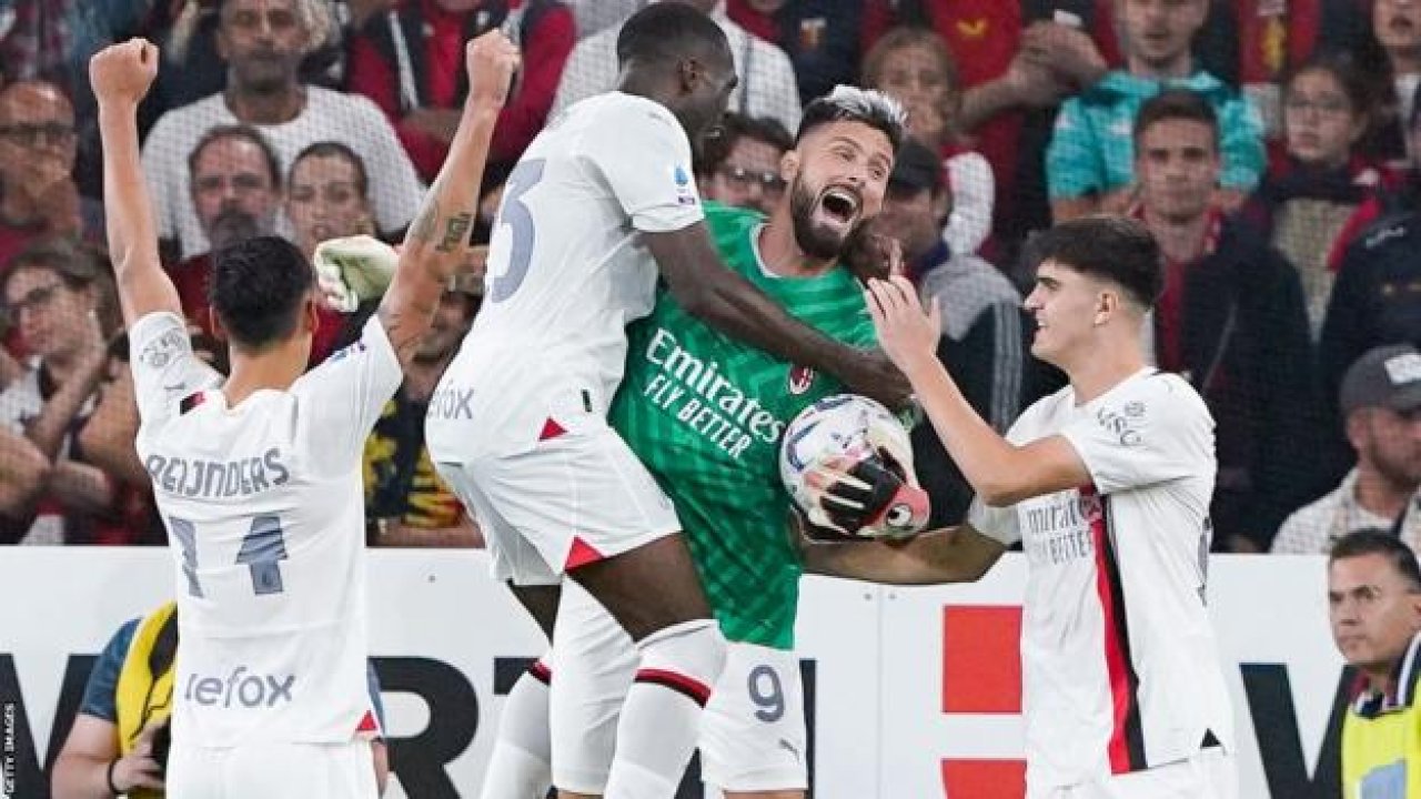 maça giroud damgası hem atıyor hem tutuyor