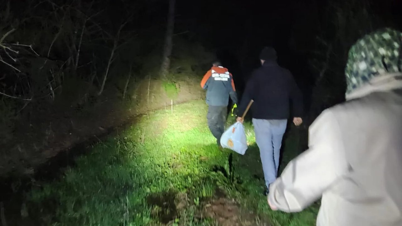 mantar toplarken kaybolan 3 kişi bulundu