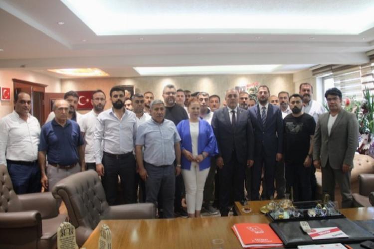 mhp kayseriye ziyaretçi akını