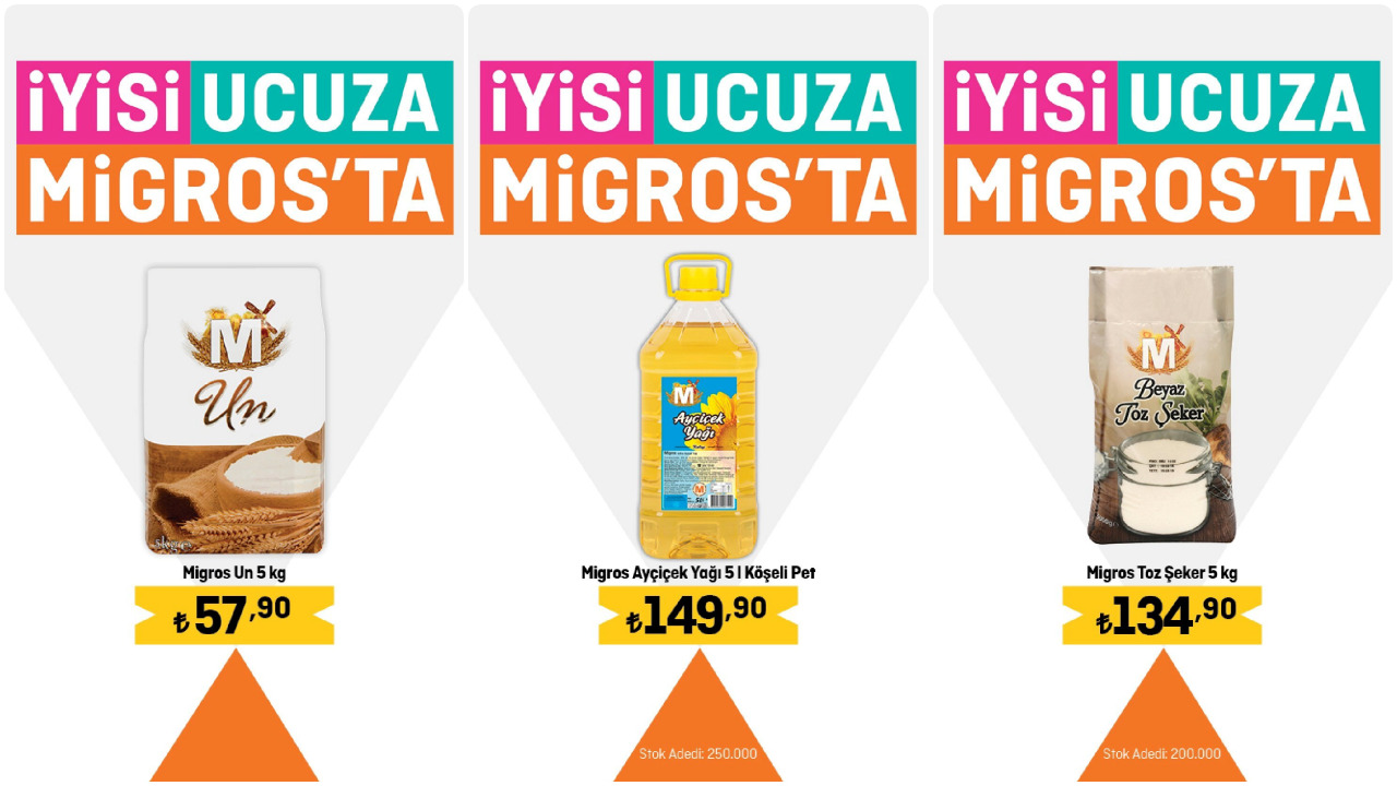 migrosta bakliyat un ve pirinçte 2 Üründe 50lik dev İndirim İşte migrosun Çılgın Çarşamba fırsatları