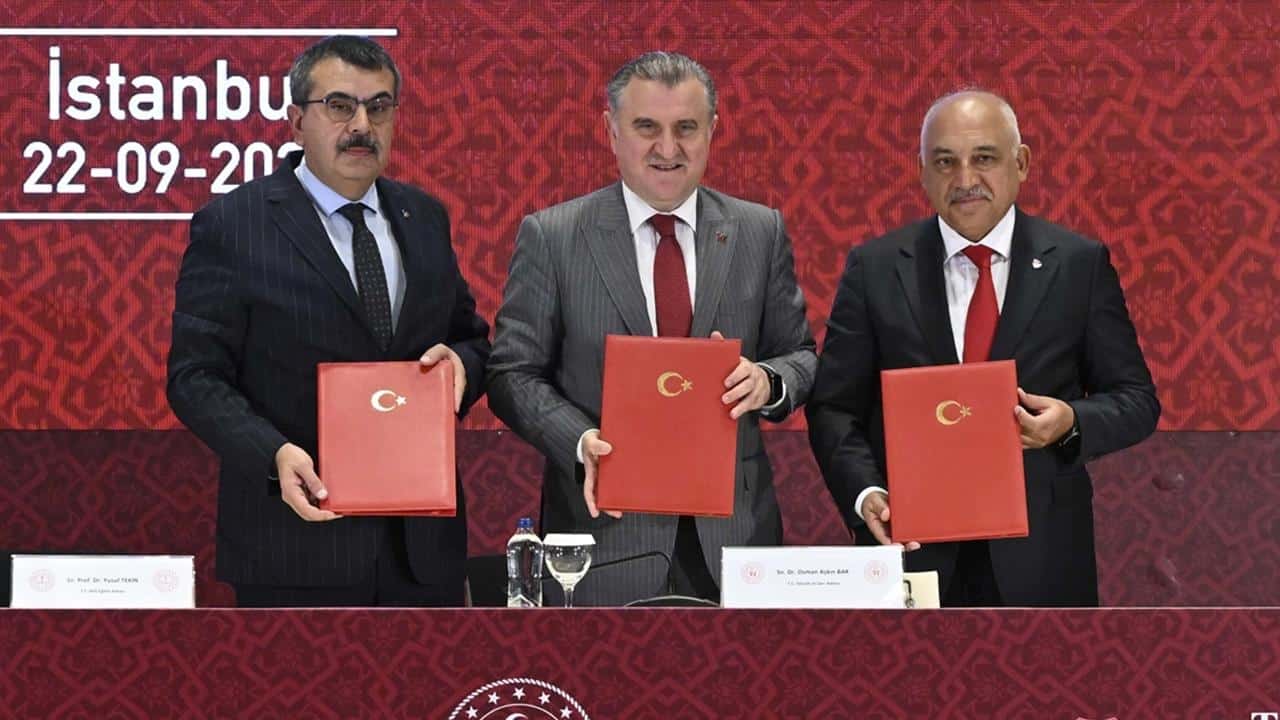 milli eğitim bakanlığı ve tff spor ve eğitim İş birliğini güçlendiriyor