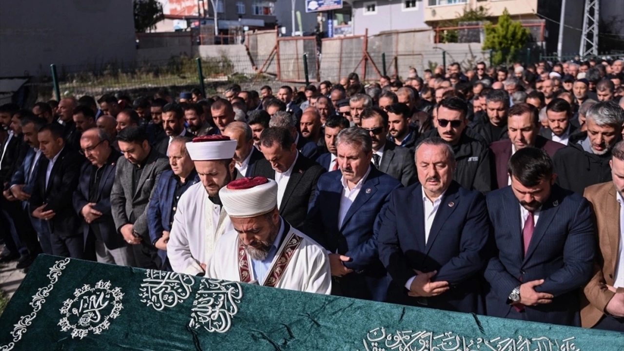 mustafa destici dursun Çağlayanın ağabeyinin cenaze törenine katıldı