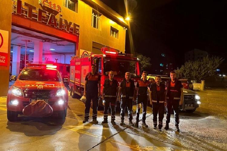 nevşehir itfaiyesi kemere gitti