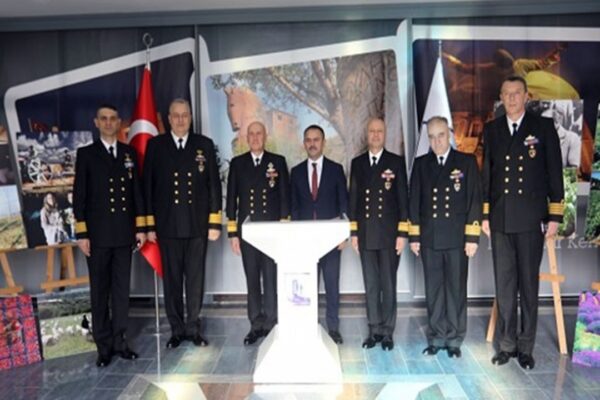 Nusret-23 Tatbikatı Komutanları Çanakkale Valisini Ziyaret Etti