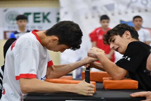 Okul Sporları Gençler Bilek Güreşi Grup Müsabakaları Tekirdağ’da Yapıldı