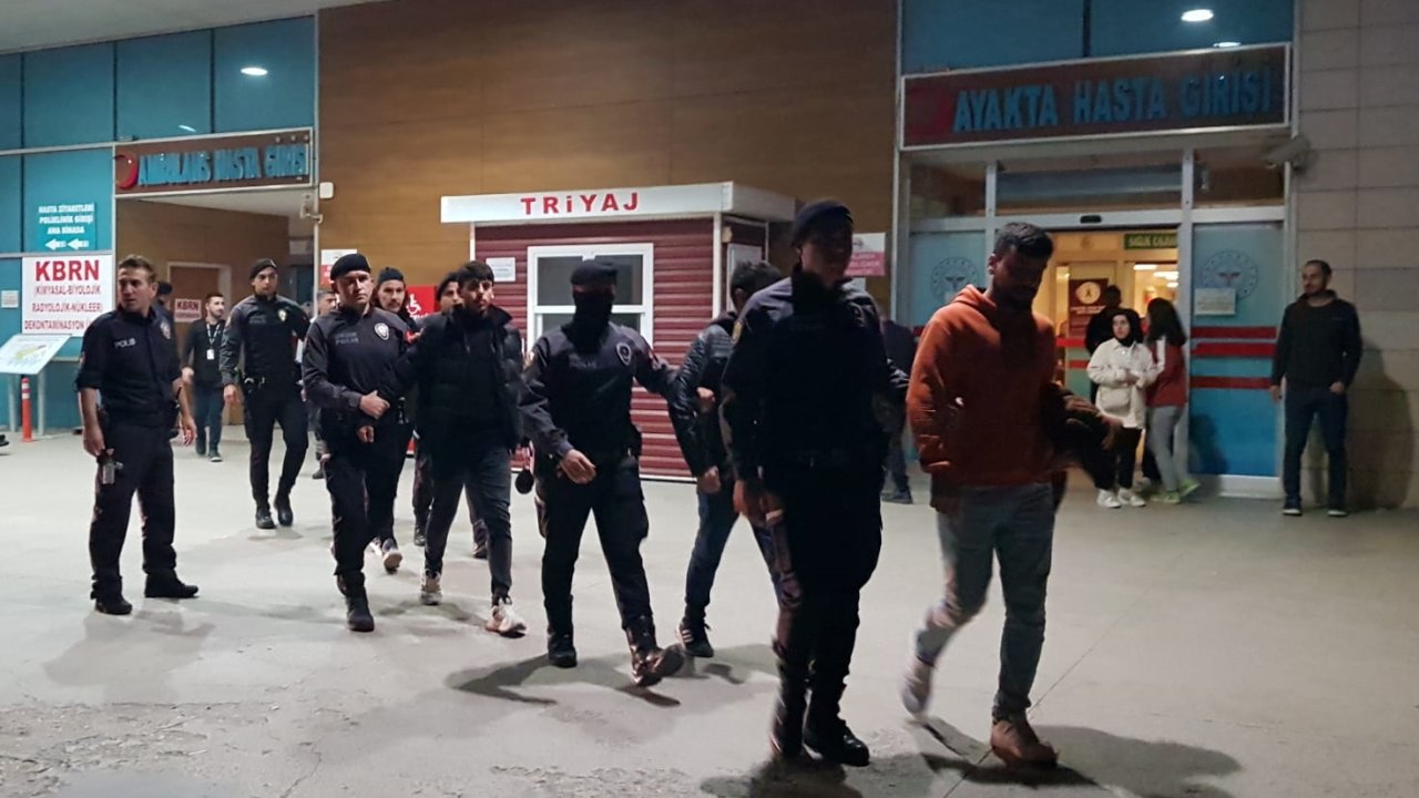 operasyonla İnegölde 20 düzensiz göçmen yakalandı