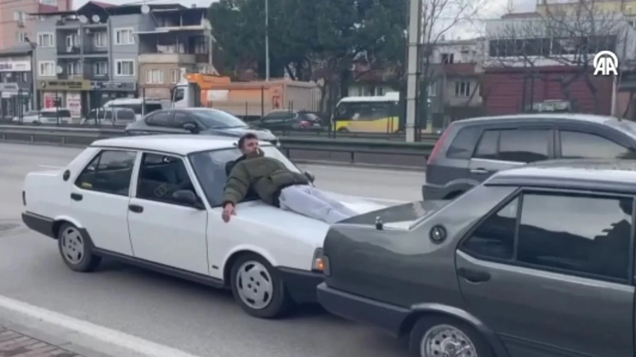 otomobil kaputunda tehlikeli yolculuk