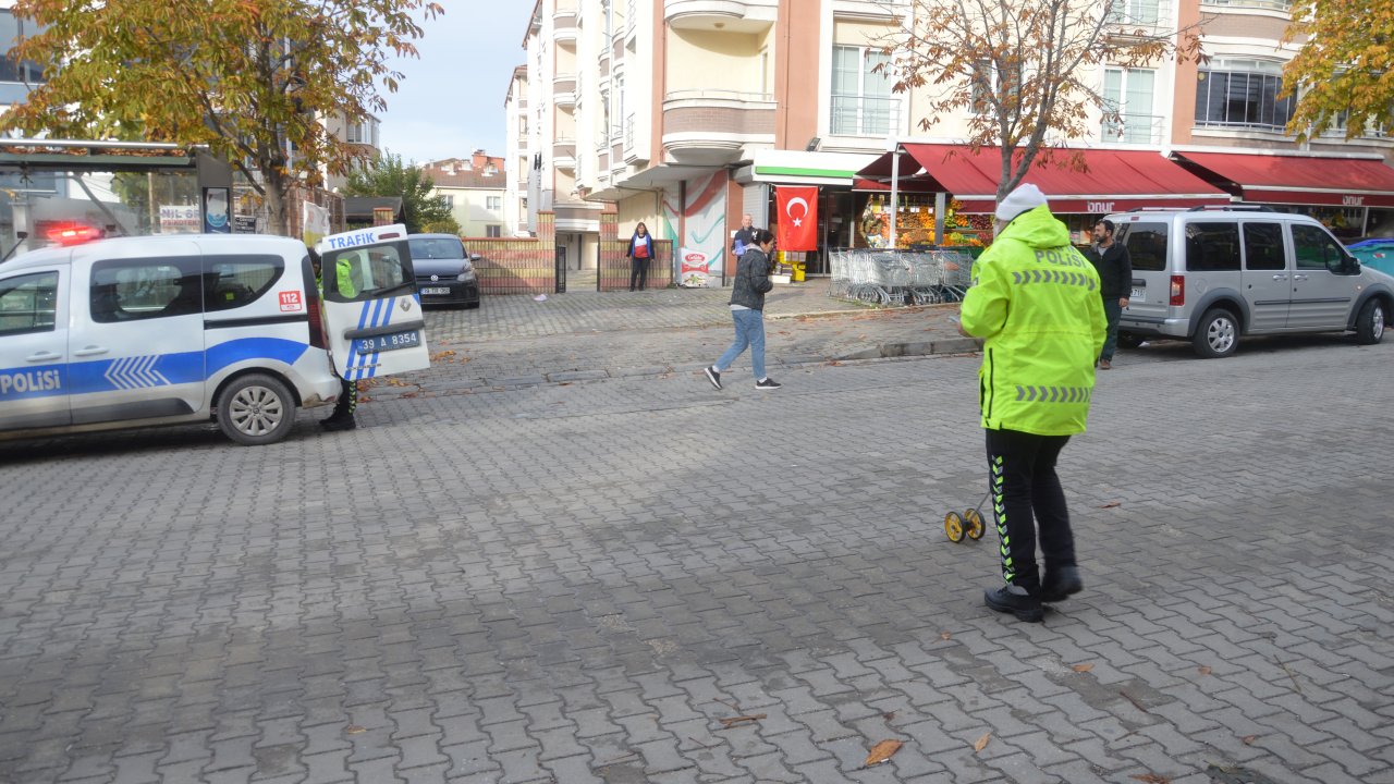 otomobilin Çarptığı yaya yaralandı