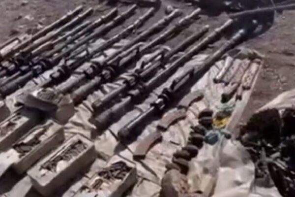 Pençe Kilit’te terör örgütüne ilişkin çok sayıda silah ele geçirildi