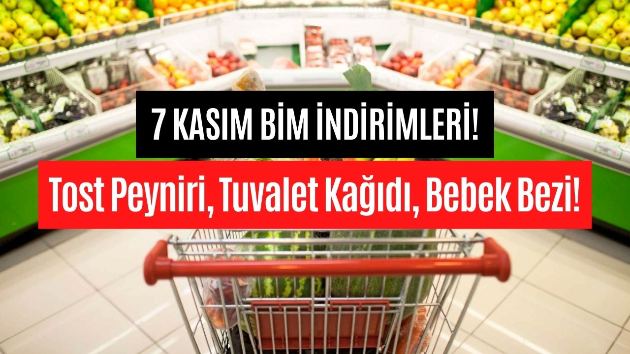 peynir Şarküteri tuvalet kağıdı İndirimi başlıyor bİm 7 kasım aktüel Ürünler listesi