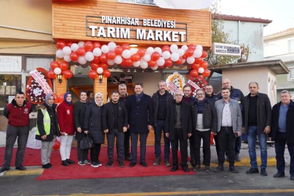Pınarhisar Belediyesi Tarım Marketi Açtı