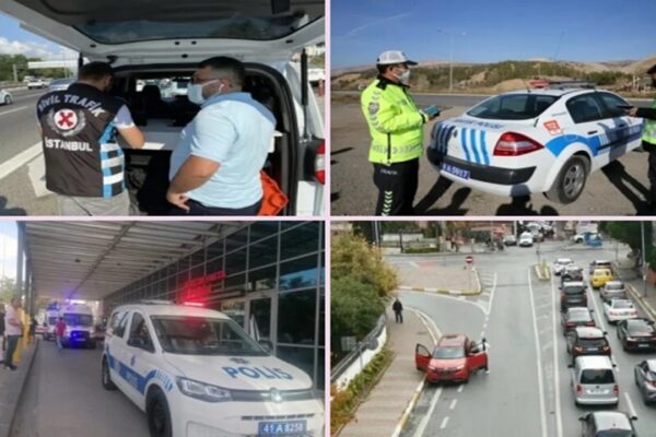 Polis Ekiplerinden Trafik Denetimi