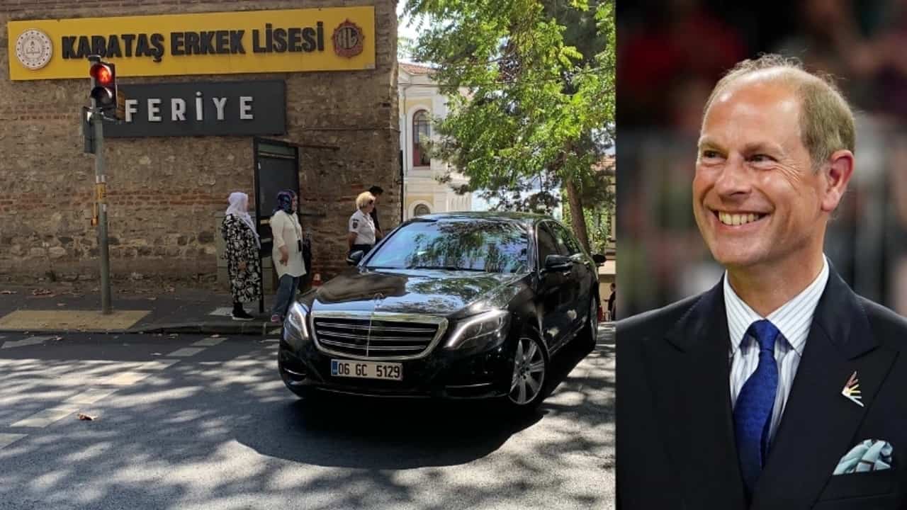 prens edward İstanbul kabataş erkek lisesini ziyaret etti