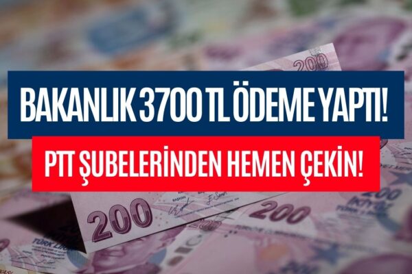 PTT Hesaplarına 3700 Liralık Destek Ödemesi Yatırıldı! Kimliğiyle Giden Hemen Çekecek