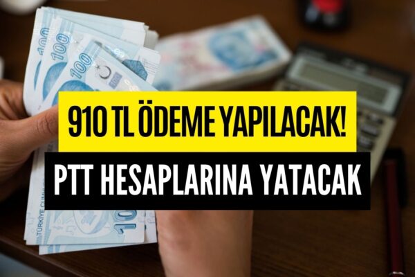PTT Şubesine Gidene Hem Çocuk Hem Fatura Desteği! 910 TL Ödeme Yapılıyor