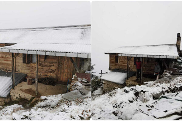 Rize’de Yaylara Kar Yağdı! Huser Yaylası Bembeyaz Oldu