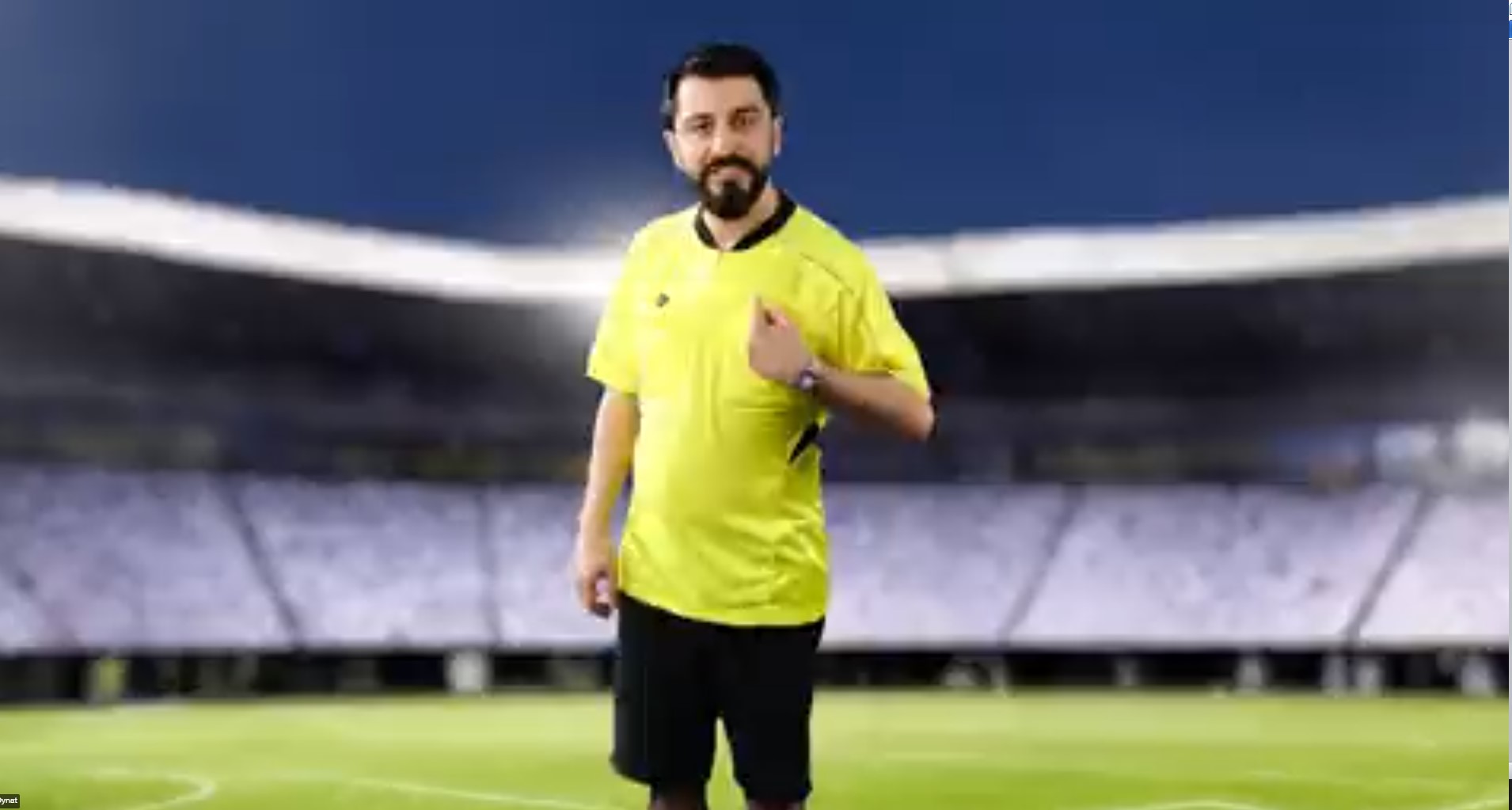 röportaj adam kırdı geçirdi hakem reklamı