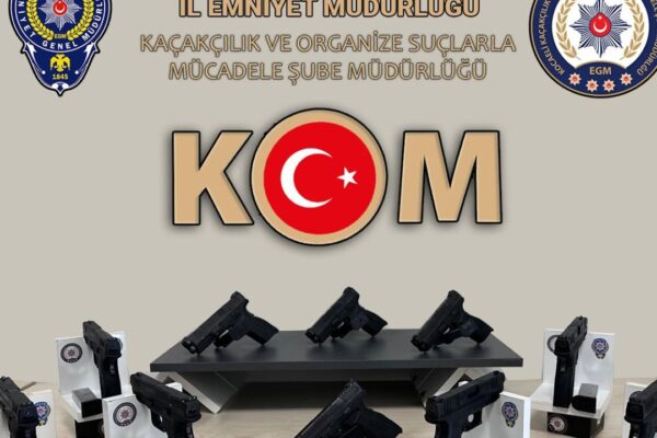 Ruhsatsız 10 Tabanca Yakalandı
