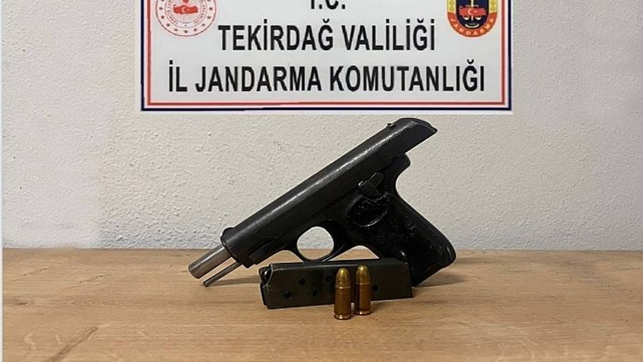 ruhsatsız tabanca operasyonu Şüpheli tutuklandı