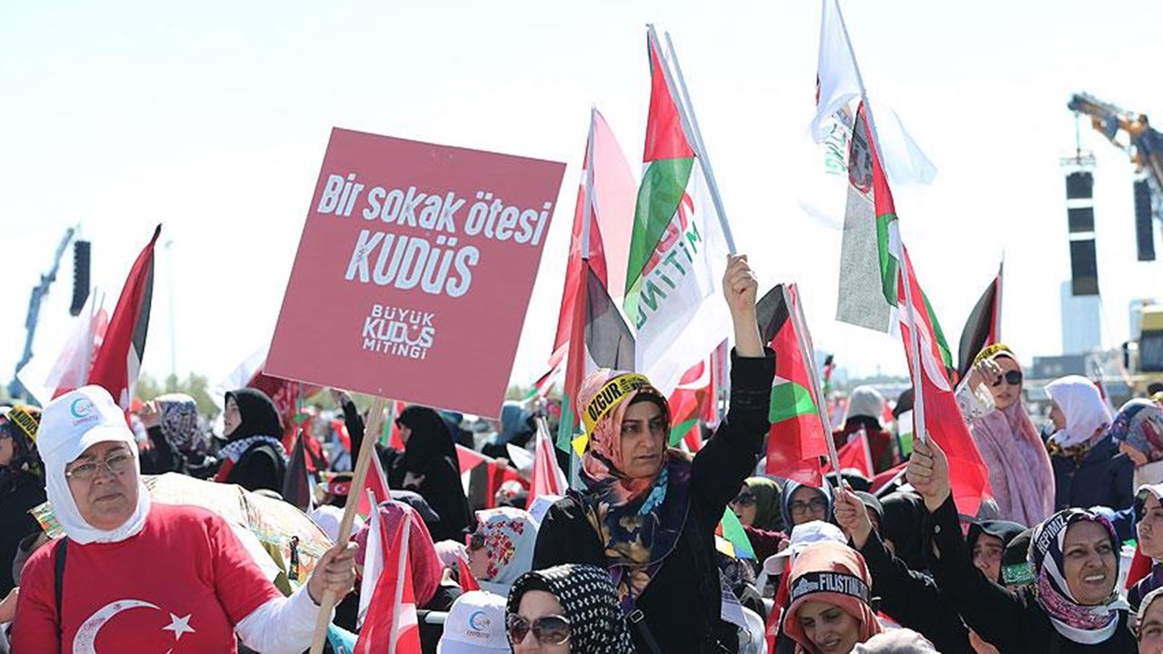 saadet partisinden Özgür filistin mitingi kararı