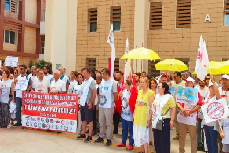 sabİm üyesi tabipler iş bıraktı