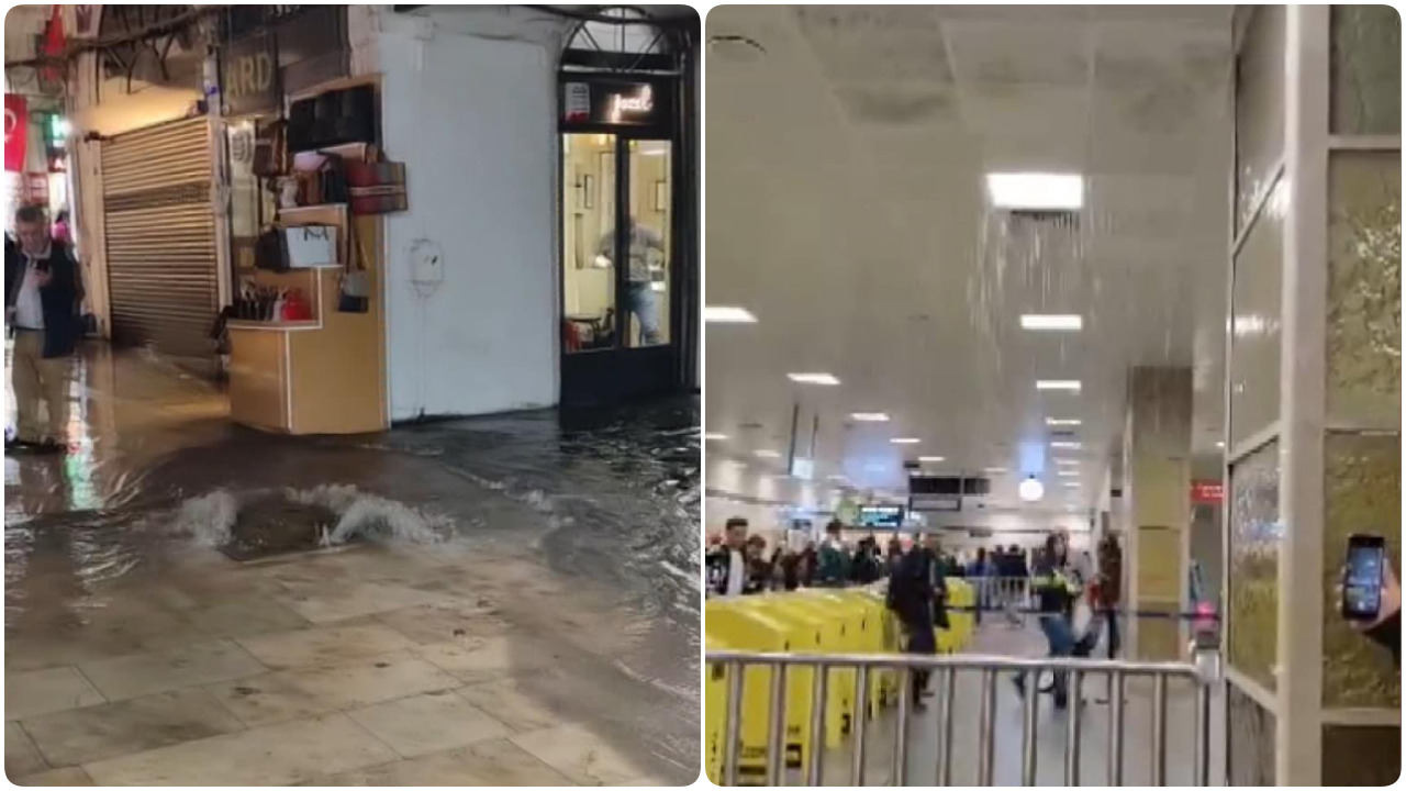 sağanak yağış megakent İstanbulu esir aldı