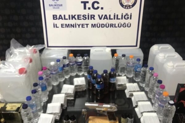Sahte Alkol Operasyonunda 3 Şüpheli Yakalandı
