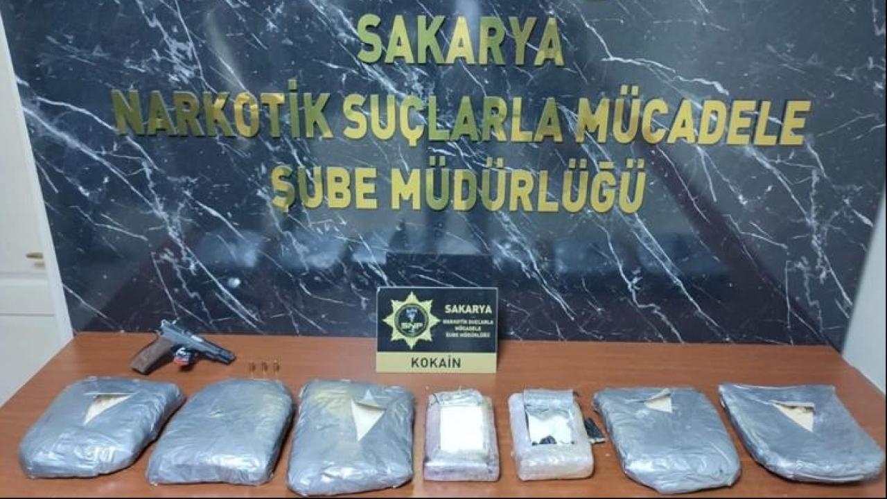 sakaryada 13 kilo 250 gram kokain ele geçirildi