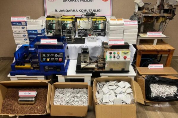 Sakarya’da 45 Bin 500 Makaron Ele Geçirildi