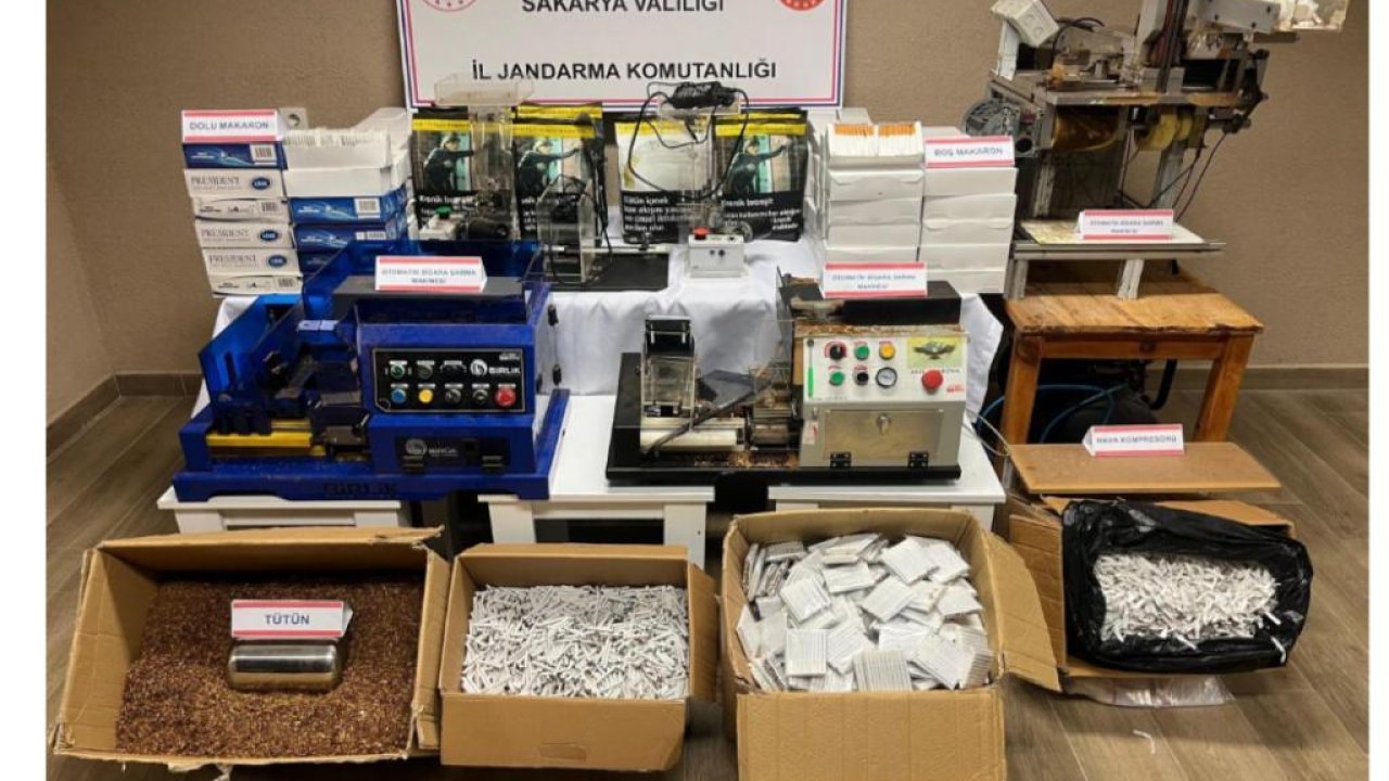 sakaryada 45 bin 500 makaron ele geçirildi