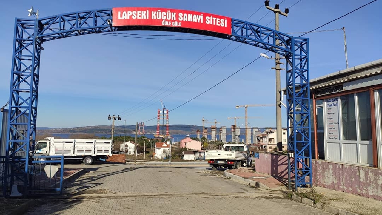 sanayi sitesine ağır tonajlı araçlar İçin yeni yol
