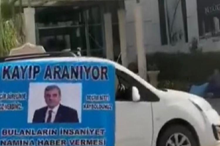 Şanlıurfada lideri pankartla arıyorlar