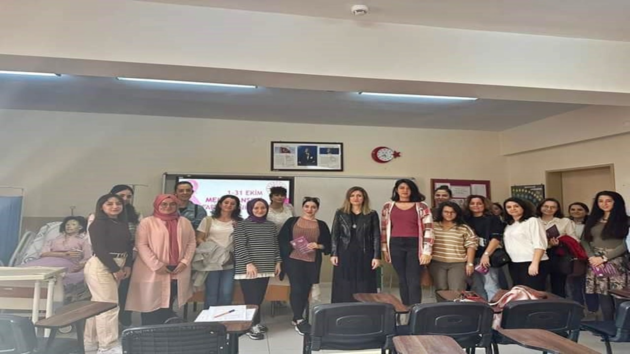 sarıgölde Öğretmenlere meme kanseri bilinçlendirme semineri