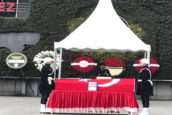 Şehit Olan Polis Memuru Cihat Ermiş İçin Tören Düzenlendi