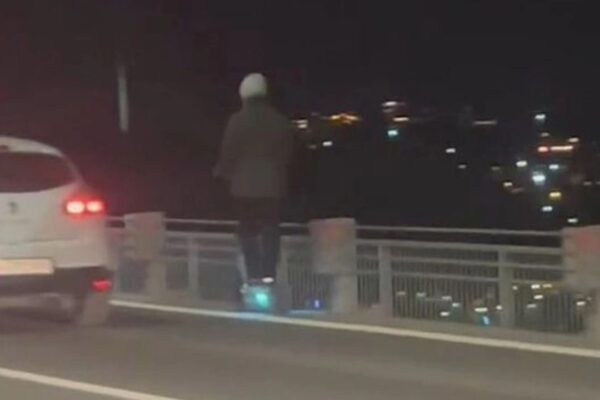 Skuterle Köprü Geçen Kişiye Para Cezası Uygulandı