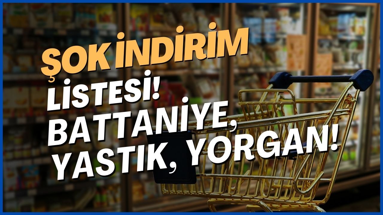 Şok 14 ekim 2023 aktüel Ürünler listesi yorgan battaniye yastık ve koltuk Örtüsü İndirimi