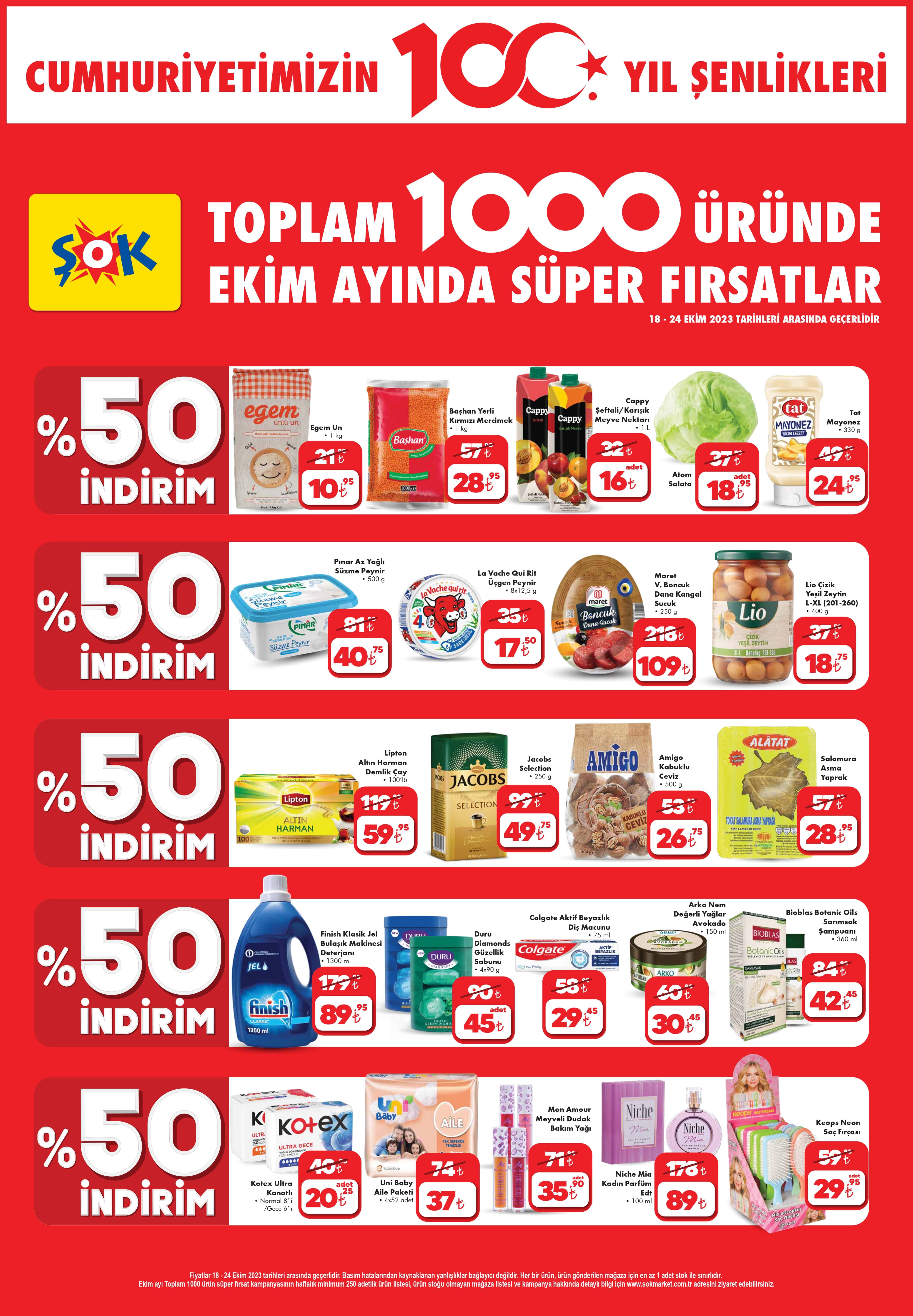 ŞOK Marketler İndirim
