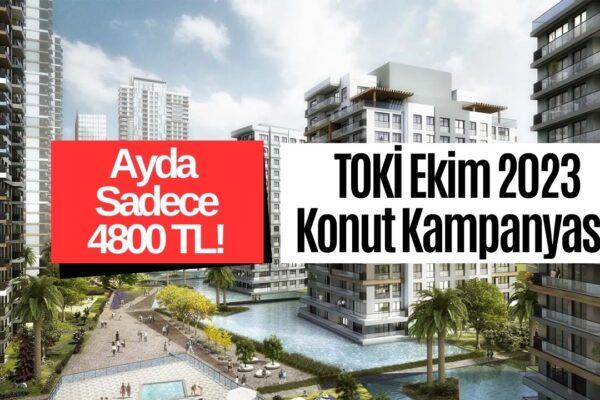 Son 3 Gün Acele Edin! TOKİ 1+1 Konutları Aylık 4800 TL Taksitle Satışa Çıkardı