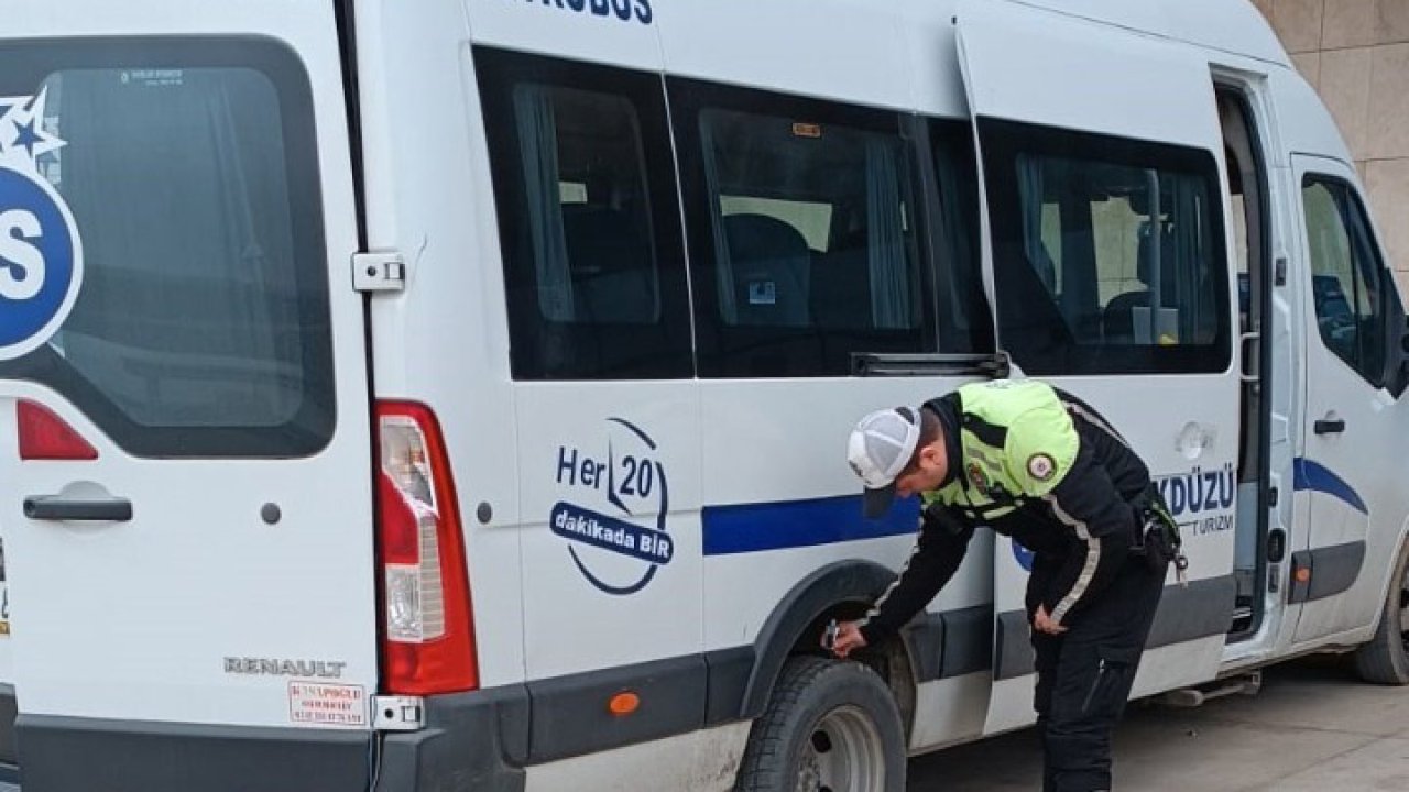 süleymanpaşada trafik polisleri kış lastiği denetimi yaptı