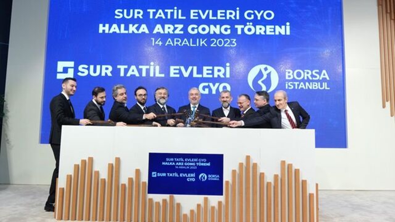 sur tatil evleri gyo borsa İstanbulda gong töreniyle İşlemlere başladı