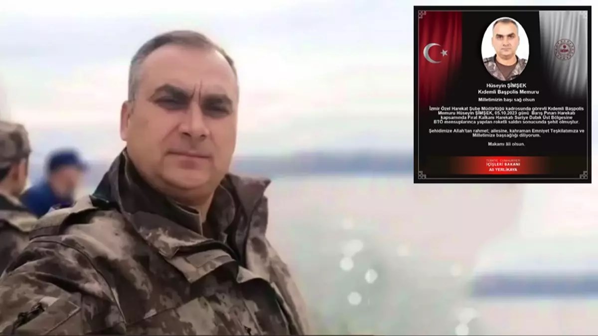 suriyede yaralanan kıdemli başpolis memuru Şehit oldu