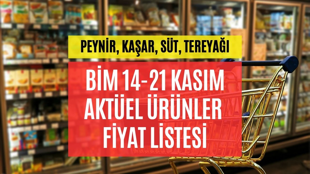 süt Ürünleri reyonunda akıl almaz İndirim başlıyor bİm market 14 kasım aktüel Ürünleri