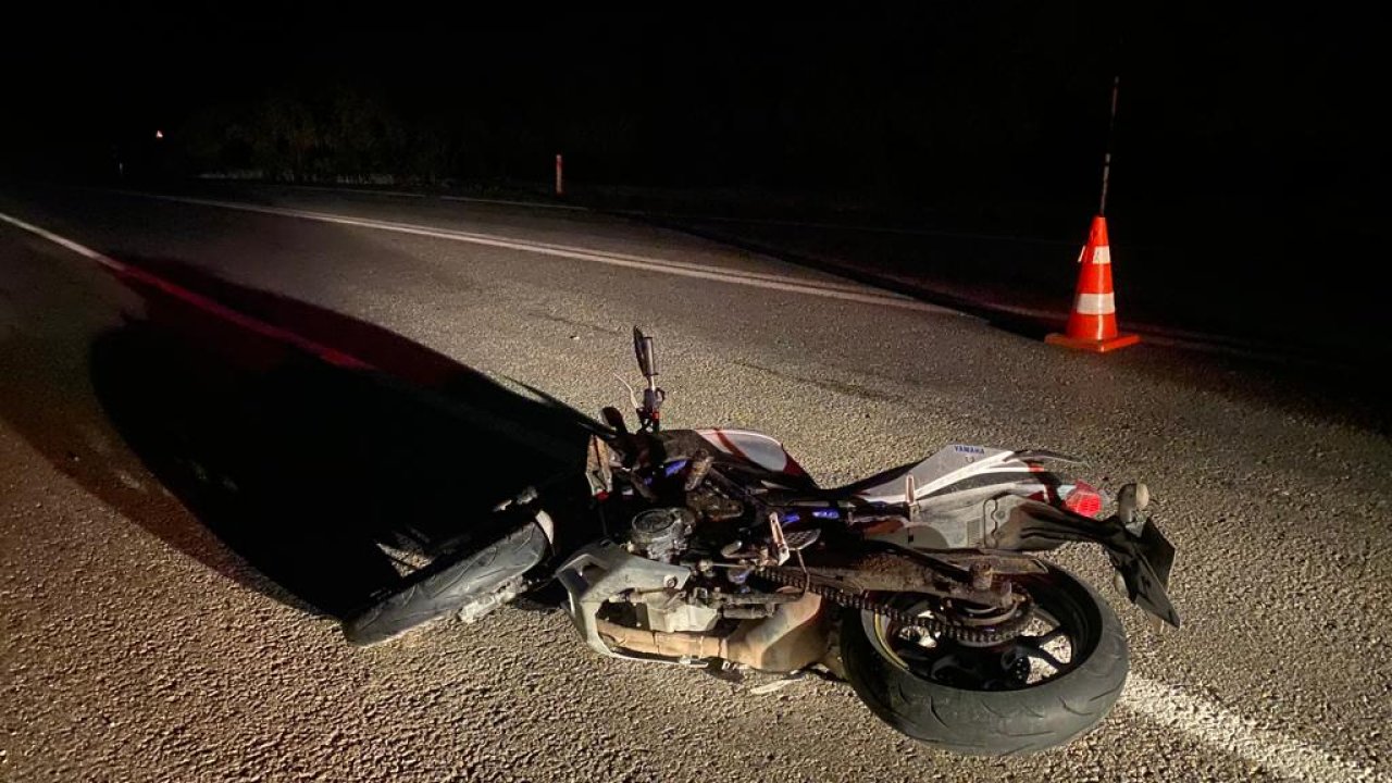 taraklıda motosiklet kazasında sürücü yaralandı