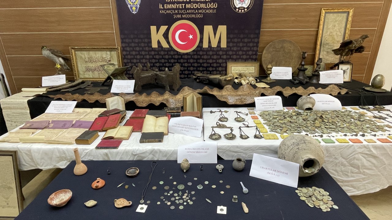 tarihi eser kaçakçılığı operasyonunda 11 Şüpheli tutuklandı