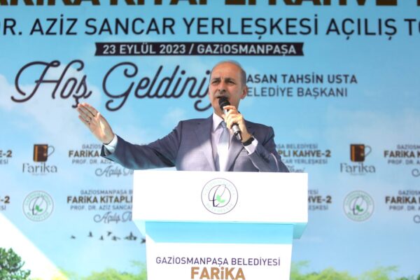 TBMM Başkanı Numan Kurtulmuş Gaziosmanpaşa’da Kitaplı Kahve Açılış Töreninde Konuştu
