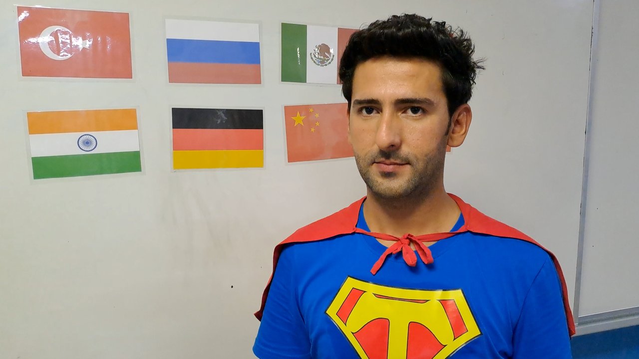 teacherman İle Öğrenciler İngilizceyi seviyor