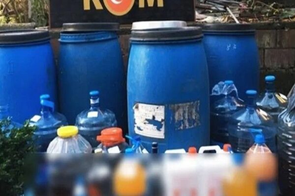 Tekirdağ’da 278 Litre Sahte İçki Ele Geçirildi