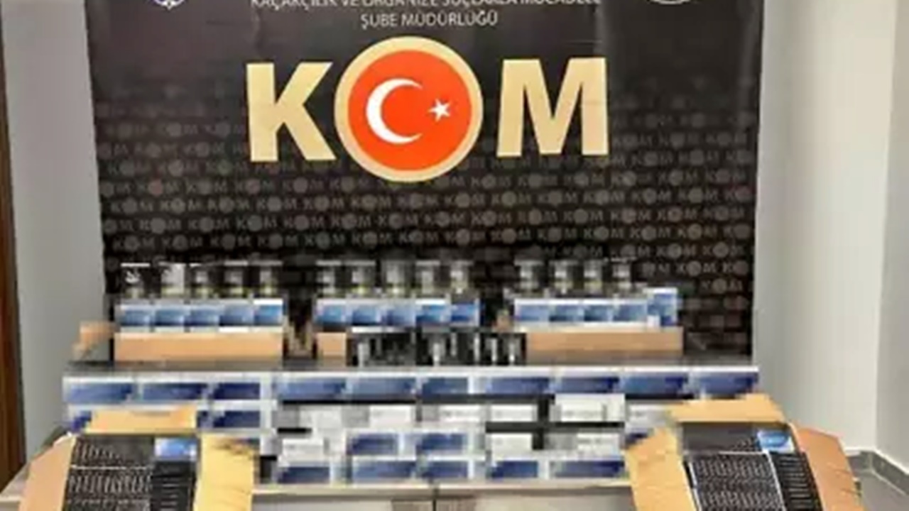 tekirdağda 82 bin makaron ele geçirildi