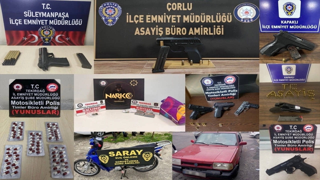 tekirdağda asayiş uygulaması