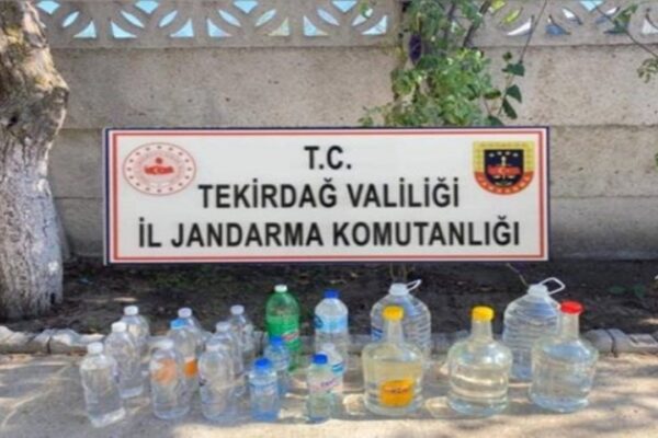 Tekirdağ’da Jandarma Operasyonu: 30 Litre Sahte İçki Ele Geçirildi